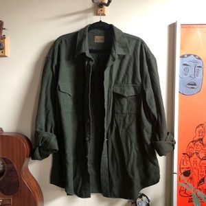 Long sleeve Forest Green Flannel